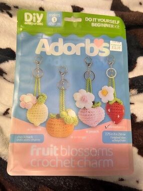 DIY Adorbs Fruit Blossoms Crochet Charm Fruit Blossoms Crochet Charm Kit NWT